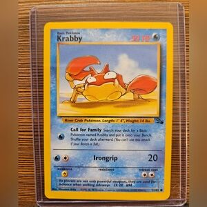 Krabby 51/62 Fossil Pokémon Card